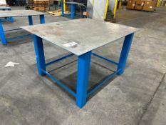 HEAVY DUTY STEEL WORK TABLE