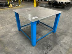 HEAVY DUTY STEEL WORK TABLE