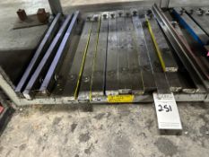 ASSORTED PRESS BRAKE RAIL DIES