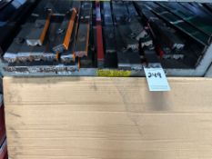 ASSORTED PRESS BRAKE RAIL DIES