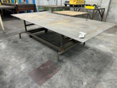 HEAVY DUTY MOBILE STEEL TABLE