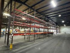 HEAVY DUTY INDUSTRIAL PALLET RACKING SYSTEM - CONTENTS NOT INCLUDED