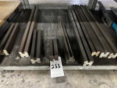 ASSORTED WILSON TOOL PRESS BRAKE 4-WAY DIES & RAIL HOLDERS