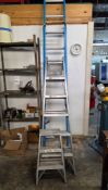 (3) WORKSHOP LADDERS