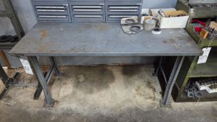 METAL WORKSHOP TABLE