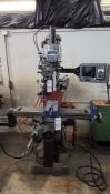 BRIDGEPORT 2J VARIABLE SPEED HEAD VERTICAL MILLING MACHINE