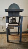 STATIONARY DISC SANDER/GRINDING WHEEL WITH FRAME