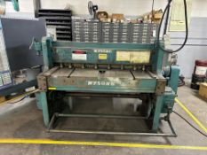 WYSONG 1252 12 GA X 52" MECHANICAL POWER SQUARING SHEAR