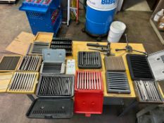 ASSORTED PRECISION PARALLELS, VISE ACCESSORIES, AND JAWS
