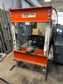 POWER TEAM 55 TON HYDRAULIC H-FRAME SHOP PRESS