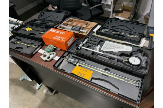 [LOT] of assorted precision measuring instruments consisting of (5 ...