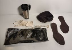 Various types of ex-military hardware and accessories - 102kg – may require repair/be incomplete