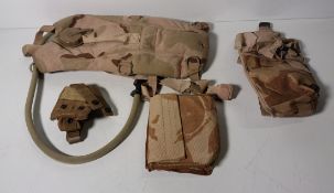 Various types of ex-military desert accessories - 154kg – may require repair/be incomplete