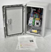 Matt:e IP-EVCP-R single phase EV voltage monitoring and protection unit - W 200 x D 130 x H 300mm