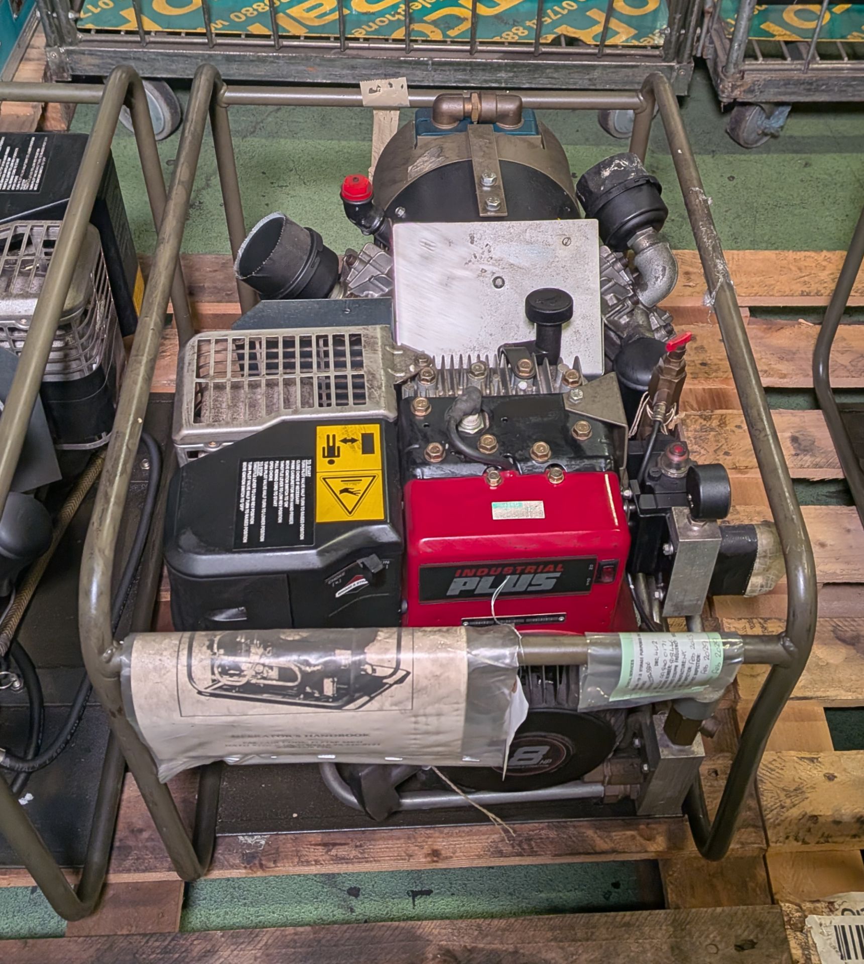 Factair FLF16P Briggs and Stratton powered air compressor - Serial no. 818448