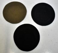 250x British Forces berets - mixed types - mixed sizes