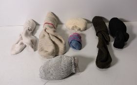 Various mixed socks - various sizes - paired & unpaired - unknown quantity - 140kg
