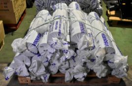80x rolls of Visqueen 225mm x 30m polythene damp proof course