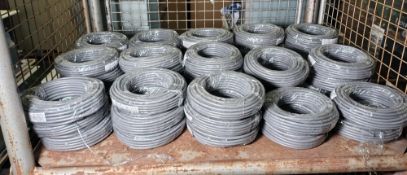 43x Evertop AWM style 6 core multi strand shielded 30V low voltage computer cables