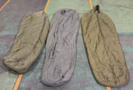 30x Medium weight sleeping bags - various types - may include arctic