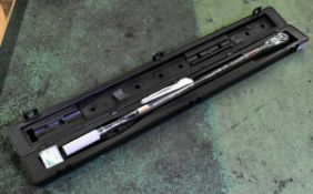 Snap-on QD4R600A torque wrench with storage case - 169-779nm (100-800 ft.lb)