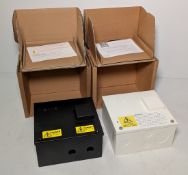 2x Matt:e SP-EVCP-R single phase EV voltage monitoring and protection unit - W 180 x D 100 x H 170mm