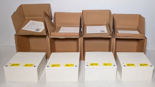 4x Matt:e SP-EVCP-T single phase EV voltage monitoring and protection unit - W 180 x D 100 x H 170mm