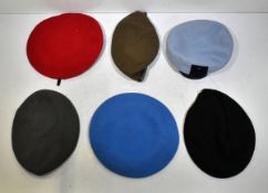 250x British Forces berets - mixed types - mixed sizes