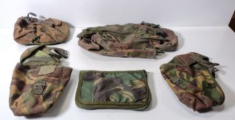 Various types of ex-military DPM accessories - 127kg – may require repair/be incomplete