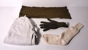 Various types of ex-military clothing - 189kg - may require repair or be as spares