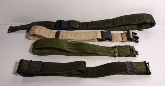 110x British Forces belts - various types and sizes