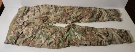 Various types of ex-military camo clothing - may include accessories - 192kg