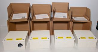 4x Matt:e SP-EVCP-T single phase EV voltage monitoring and protection unit - W 180 x D 100 x H 170mm