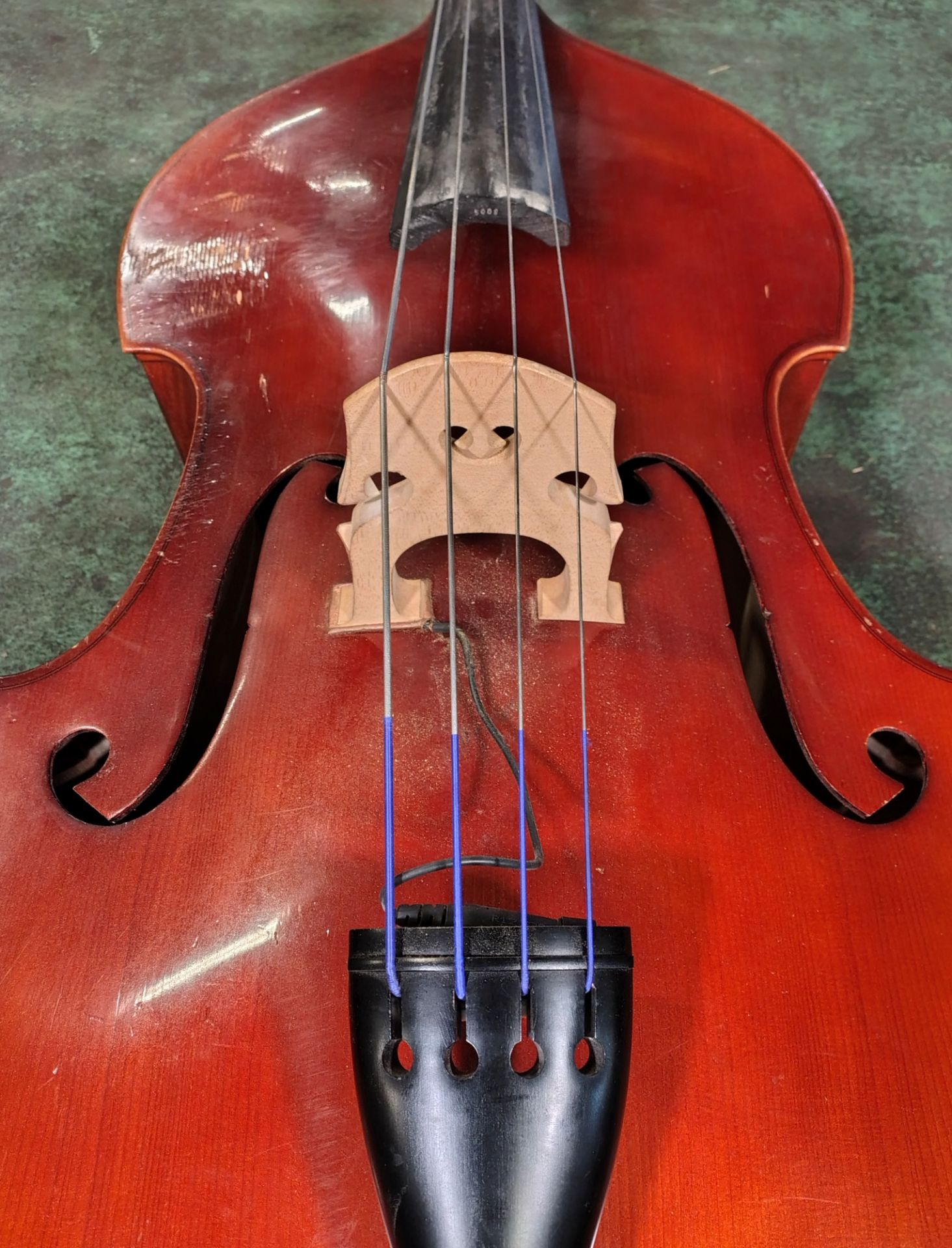 Roderich Paesold S90P 4 string double bass with felt lined hard plastic case - Image 4 of 14