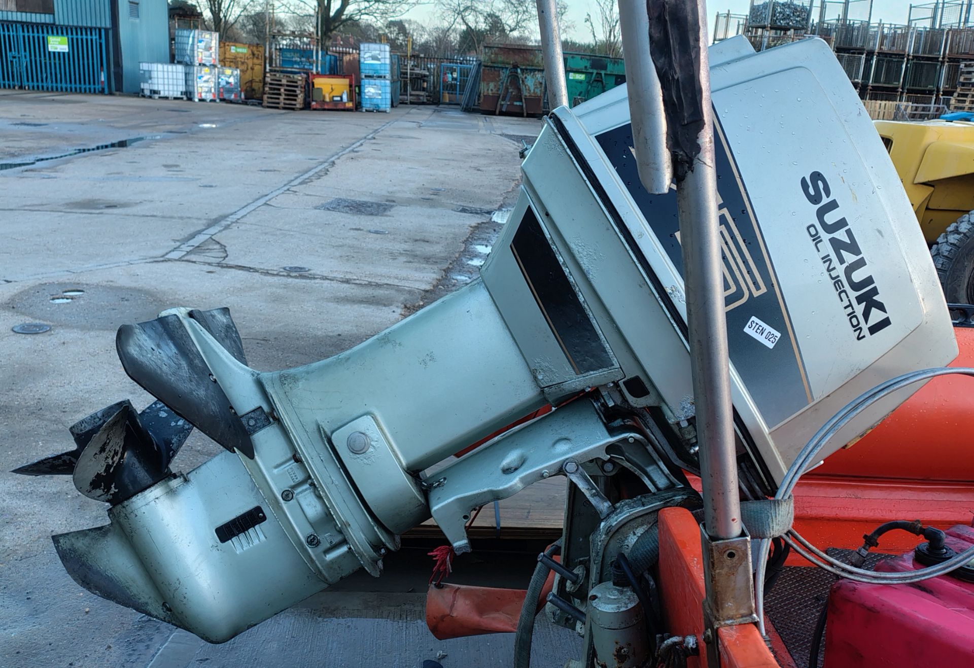 Tornado 5.1 RIB boat with Suzuki DT75 oil injection 2 stroke outboard engine on a trailer - Image 8 of 20