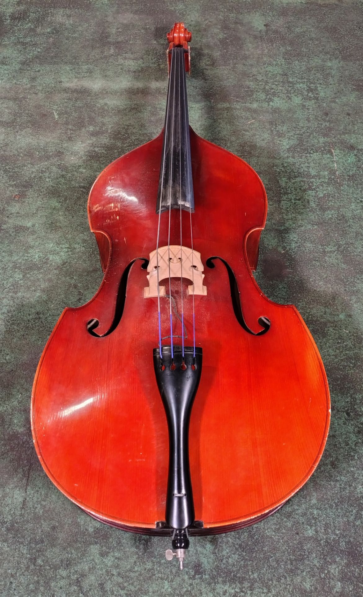Roderich Paesold S90P 4 string double bass with felt lined hard plastic case - Image 3 of 14