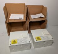 2x Matt:e SP-EVCP-R single phase EV voltage monitoring and protection unit - W 180 x D 100 x H 170mm