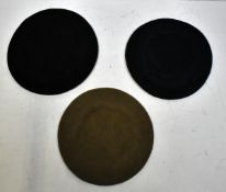 250x British Forces berets - mixed types - mixed sizes