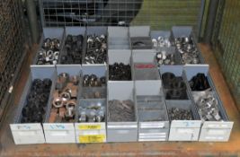 Workshop hardware and consumables - bolts, nuts and washers - mixed sizes