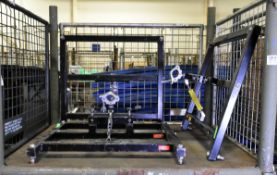 3x KPM Fabrications 124k projector frames - SWL: 150kg - L 690 x W 640 x H 280mm