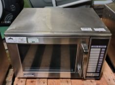 Sharp R24AT 1900W output commercial microwave - W 510 x D 530 x H 340mm - 33kg