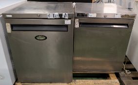 Williams and Foster stainless steel undercounter refrigerators - full details in the description