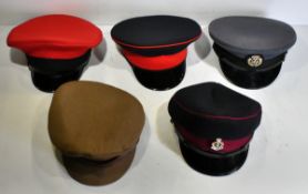 54x British Forces caps - various divisions - mixed sizes