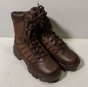 50x pairs of grade 1 various combat boots - may include - Magnum, YDS, Haix - mixed sizes
