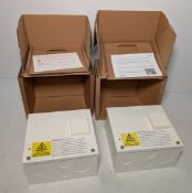 2x Matt:e SP-EVCP-R single phase EV voltage monitoring and protection unit - W 180 x D 100 x H 170mm