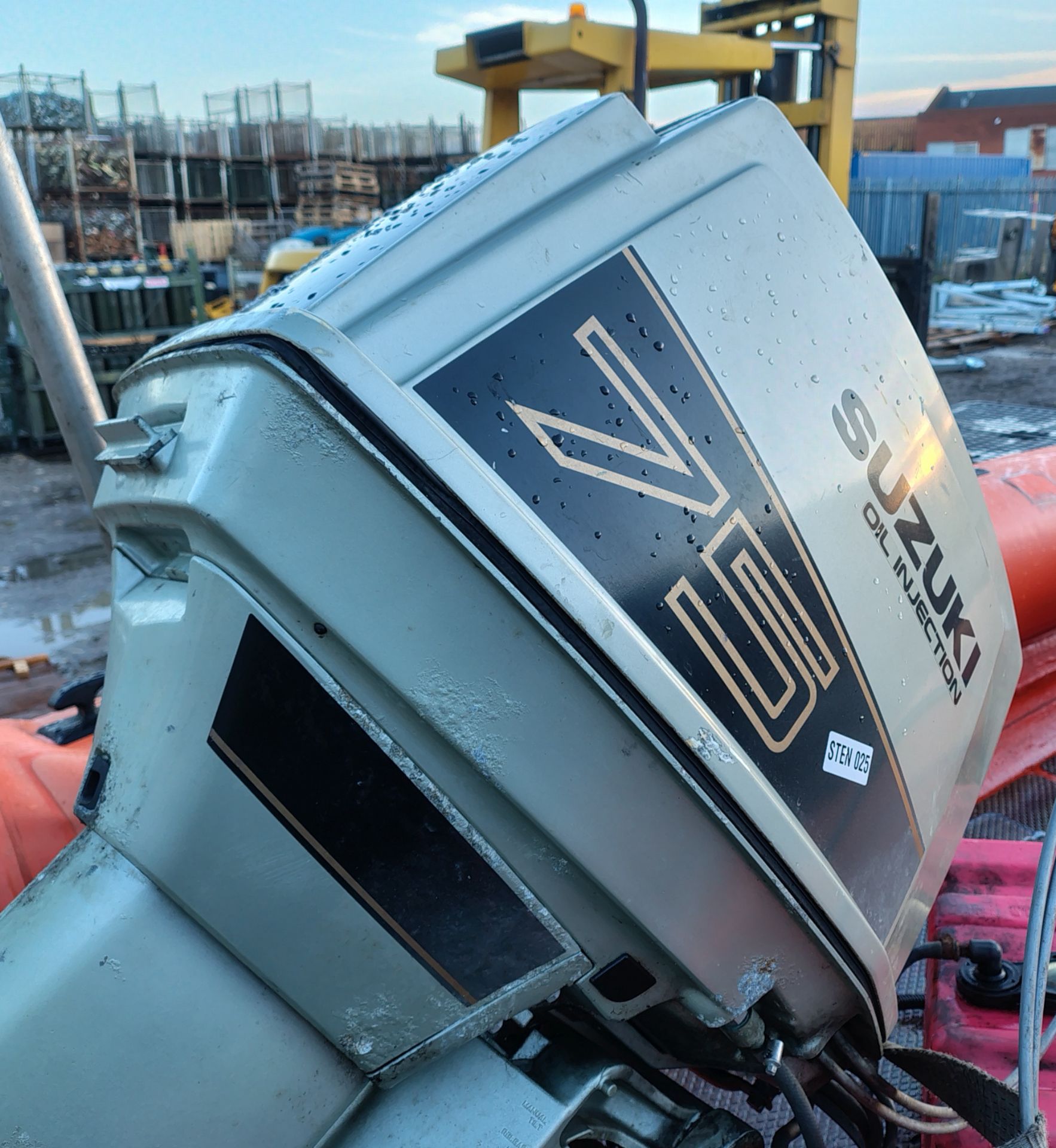 Tornado 5.1 RIB boat with Suzuki DT75 oil injection 2 stroke outboard engine on a trailer - Image 10 of 20