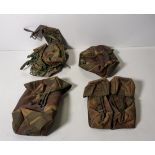 Various types of ex-military DPM accessories - 150kg – may require repair/be incomplete