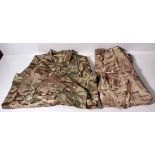 Various types of ex-military camo clothing - may include accessories - 190kg