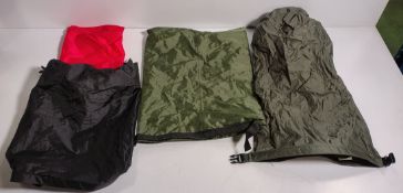 24x Dry sacks - various sizes