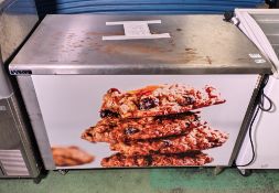 Victor CARIB20.12 Caribbean stainless steel plain top ambient food unit - L 1205 x D 700 x H 890mm